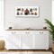 Americanflat 12x30 Collage Picture Frame - Fits One 8x10 Photo and Eight 4x6 Photos or One 12x30 Photo